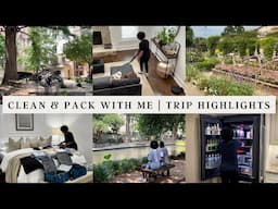 CLEAN AND PACK WITH ME | FRIDGE & PANTRY CLEAN | PACKING TIPS | TRIP HIGHLIGHTS #cleaningmotivation