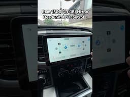 Ram 1500 (13-18) Hizpo Headunit A/C Controls Activation. #ram1500hemi #headunitandroid #carplay