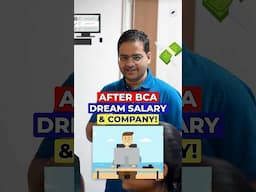 ✅After BCA Dream Salary & Company?🤩After BCA Job Opportunities? #shorts #bca #bcajobs #bcacourse #yt