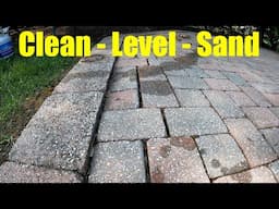 Restoring old pavers