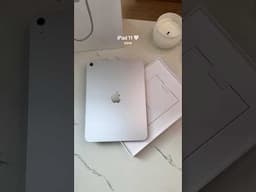 This is the new iPad 11th gen in silver ✨ #apple #ipad #ipad11 #tablet #students