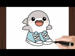 How To Draw a BABY TRALALERO TRALALA I Easy