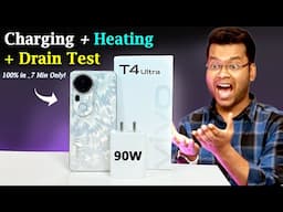 vivo T4 Ultra Charging Test | vivo T4 Ultra Battery Drain Test | vivo T4 Ultra 5G - Tech Guide