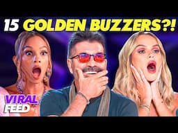 BGT 2025 BROKE THE RULES?! 🫢✨ All 15 Golden Buzzers — Auditions AND LIVE Shows! 🇬🇧