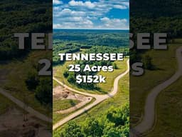 LAND for SALE in TENNESSEE • 25 Acres with Power for $152k • LANDIO