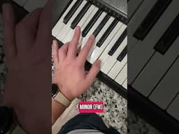 how to play an Fm chord #shorts #fyp #howto #tutorial #piano #keyboard #fm