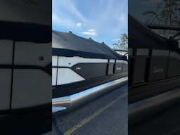 Barletta Pontoon Color Comparison: Matte Black vs. Black Diamond