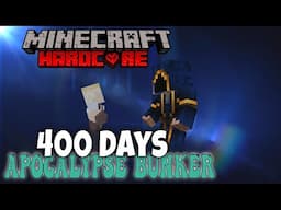 400 Days: Apocalypse Bunker Edition - The Death of James Dohan (Hardcore Minecraft | Storyline)