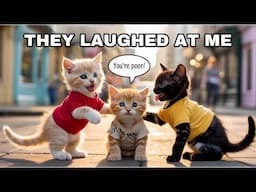 Sad Kitten’s Journey: From Tears to iPhone | Mocked by Two Cats for His Old Nokia