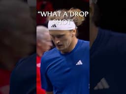 Zverev hits OUTRAGEOUS drop shot winner! 🤩