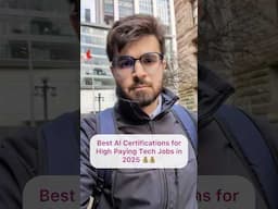 TOP AI Certifications for High Paying Tech Jobs in 2025 | Tech Jobs | Artificial Intelligence #ai