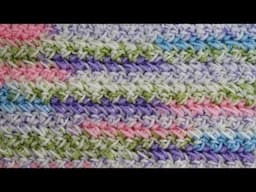 How To Crochet An Easy Stitch / Ideal For Blankets / Shawls