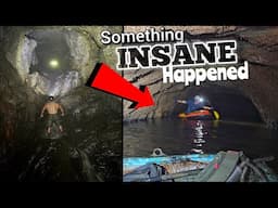 Underground Waterfall Portal Drops Us Somewhere ALARMING & Unknown
