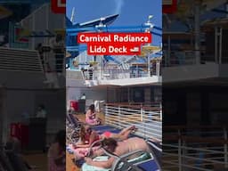 Carnival Radiance Lido Deck! Are clothes optional?! 😜 #carnivalcruise