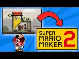 Someone Made A MOBILE PHONE AD Game In Mario Maker 2