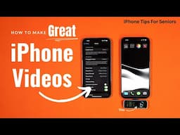 3 Simple Tips for Better iPhone Videos