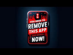 ❗️You Need to Remove this App from your Devices NOW ❗️