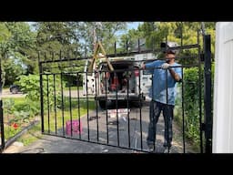 Troubleshooting Mighty Mule MM271 Gate Opener. Helping David on a weird job he's tired of.