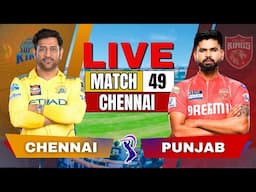LIVE IPL 2025: CSK vs PBKS | Live Cricket Match Score & Commentary | Chennai vs Punjab Live match