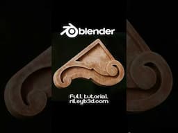 New full blender modeling tutorial up on rileyb3d.com #b3d #blender3d #3dmodeling