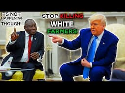 TRUMP Ambushes Ramaphosa inside the White House.