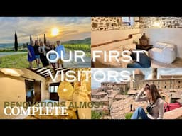 RENOVATING TUSCANY - HAVE WE FINISHED? COME ON A HOUSE TOUR, MEET OUR FIRST GUEST & SOME FAB FRIENDS