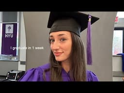 week before graduation– finishing finals, grad prep, anxiety (graduation part 1)