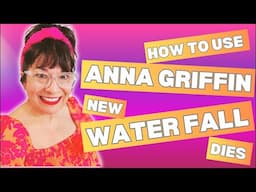 New How to Use the Anna Griffin Waterfall Dies LIVE Craft Along with me Watch this Flip!