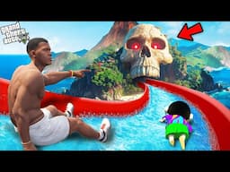 Franklin And Shinchan Found A Secret Waterslide Portal In GTA 5!