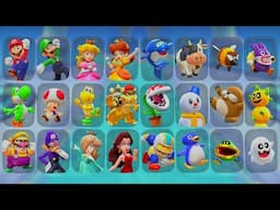 Mario Kart World - All Characters (All Secret NPC Characters Included)