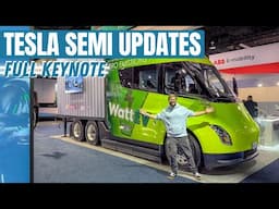 Full Keynote: Tesla Semi Update! Megacharger Network, New Battery, e-PTO, Production, & More