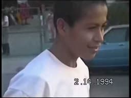 At trinity park with the homies 1994