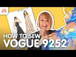 How to Make Vogue 9252 | Spring Dress Tutorial