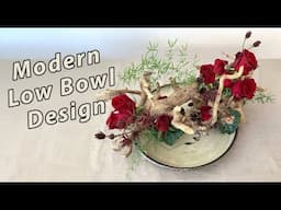How To Make A Modern Low Rose Bowl Design With Limited Materials