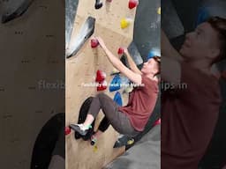 Grip making straight arms hard? Try this… #climbing