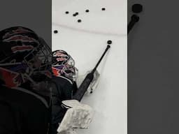 Are Goalies Really Shooting Pucks LIKE THIS in 2025?! 🫣🎱