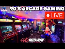 90's Arcade Gaming LIVE | Mortal Kombat, Killer Instinct & Many More!