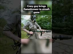 World's first airsoft flamethrower? #airsoft #airsoftgame #milsim #airsoftguns