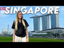 24 hours in SINGAPORE 🇸🇬 first time in a capsule hotel, best things to see, food at Hawkers Center!