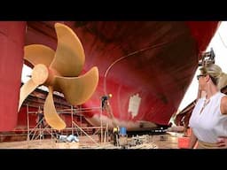 Making of SHIP PROPELLER🚤[Manufacturing] 2025 Production Giant propellers⚓Factory How it's built