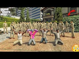 Indian bike driving 3D Police Arrest Gta5 Michael Trevor Franklin + IBD3D Franklin Lekin Kaise?...