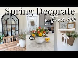 SPRING DECORATE WITH ME 2025 | Spring Decor Ideas for 2025 | Spring Kitchen Decor | Spring Entryway