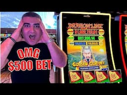 $500 Bet Bonus LANDED On EPIC JACKPOT On Million Dollar Dragon Link
