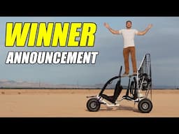 And The Nomadic Trike Giveaway Winner Is....