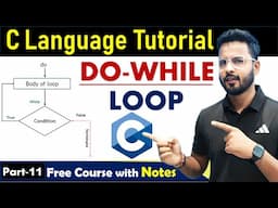 Do-While Loop in C Language | C Language Tutorial | By Rahul Chaudhary #clanguage