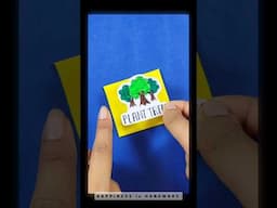 Easy Earth Day Paper Badge || Environment Day Craft #earthdaycraft #paperbadge #badgemaking