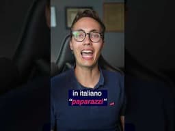 “Paparazzi” è un italianismo!