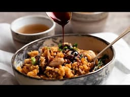 Ginger Chicken and Rice with mushrooms - fab one pot recipe!