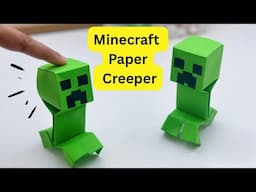 Origami Paper Minecraft Creeper , How to Make Creeper from paper DIY
