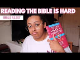 being consistent in my Bible is hard…